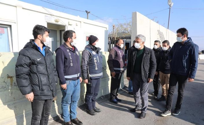 Vali Makas, polis uygulama noktaları ve 112 Çağrı Merkezini ziyaret etti