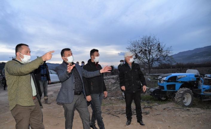 Vali Şentürk, HİS ile ’’Mera ıslahı ve amenajmanı’’ projesini yerinde inceledi