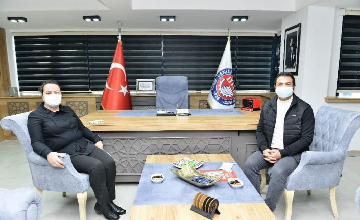 AK Parti Milletvekili Ök, DTO Başkanı Erdoğan’dan Denizli Teknik Tekstil Merkezi hakkında bilgi aldı