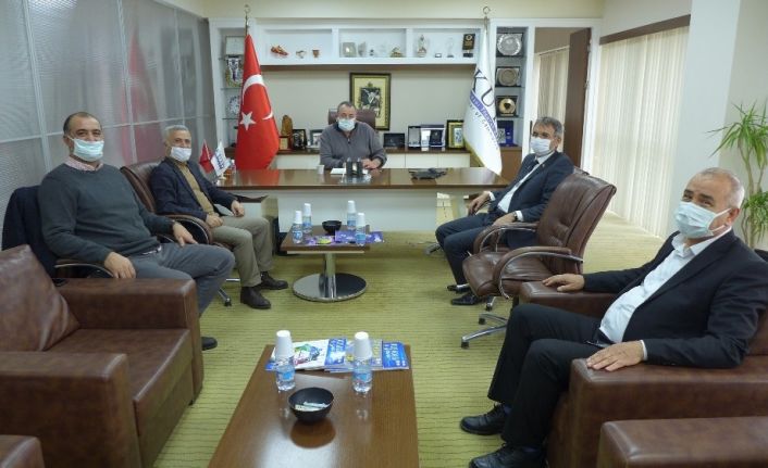 Aydın İl Tarım ve Orman Müdürlüğü yetkilileri KUTO Başkanı Akdoğan ile görüştü