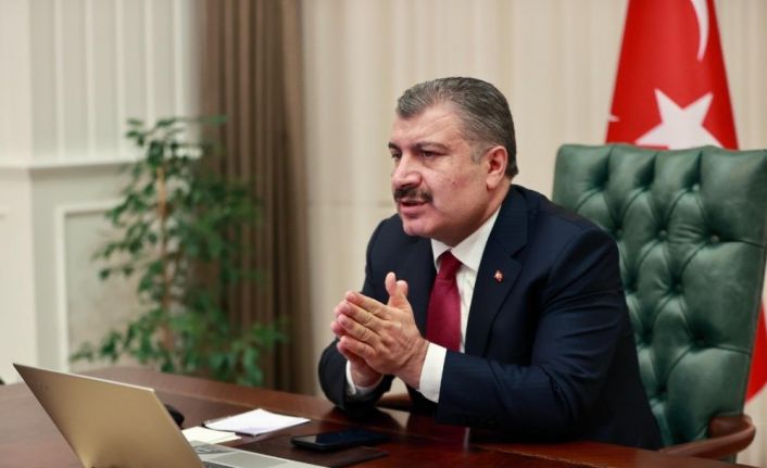 Bakan Koca: ”Sağlık çalışanlarımızdan 830 bin kişi aşının ilk dozunu oldu”