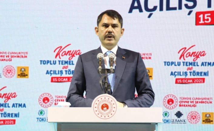 Bakan Kurum: “Yatırım değeri 1.6 milyar lira olan 38 projemizi de büyük oranda tamamladık”