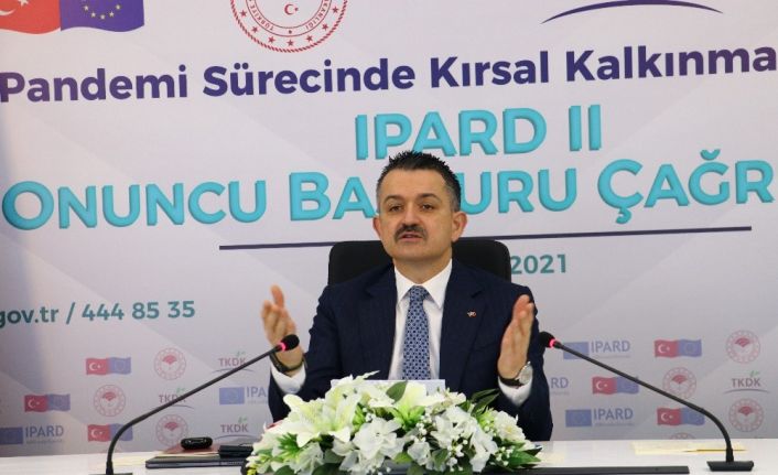 Bakan Pakdemirli: “1 milyar 125 milyon liralık hibe paketini üreticimize, yetiştiricimize, yatırımcımıza sunuyoruz”