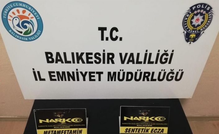 Balıkesir’de polisten uyuşturucu operasyonu