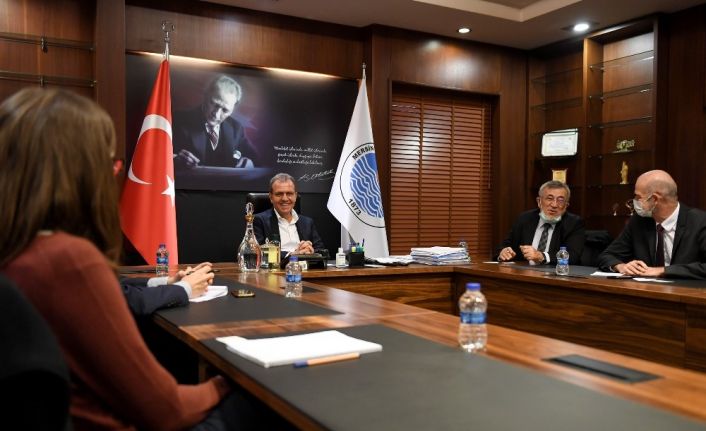 Başkan Seçer; AFD, AB Delegasyonu ve İller Bankası yetkilileri ile bir araya geldi