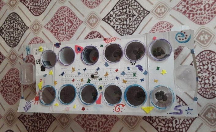 Bilgi Evi öğrencileri atık malzemelerden kendi akıl ve zeka oyunlarını tasarladı