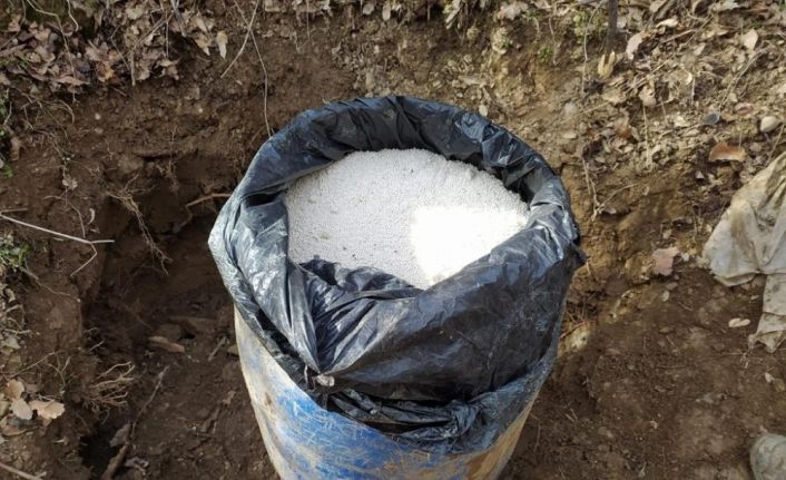 Bitlis’te tuzaklanmaya hazır 100 kilo Amonyum Nitrat ele geçirildi