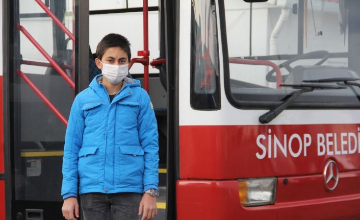 Büyüyünce belediye şoförü olmayı isteyen Rafet’in doğum gününde hayalleri gerçek oldu