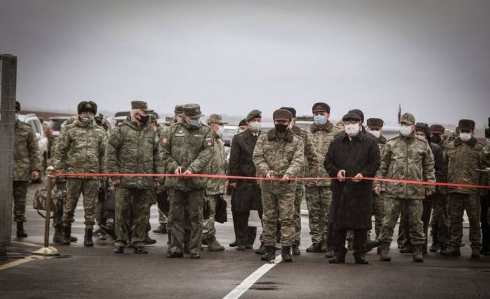 Dağlık Karabağ’da ateşkesi korumak için görev yapacak olan Türkiye-Rusya Ortak Merkezi açıldı