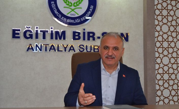 Eğitim Bir-Sen Antalya Şube Başkanı Miran: ‘400 lira seyyanen zam istiyoruz’