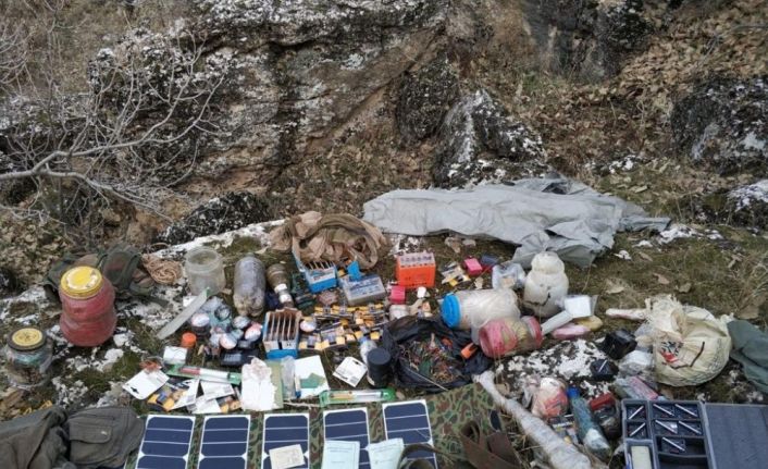 Eren-5 operasyonunda 53 adet sığınak ve 62 depo kullanılamaz hale getirildi