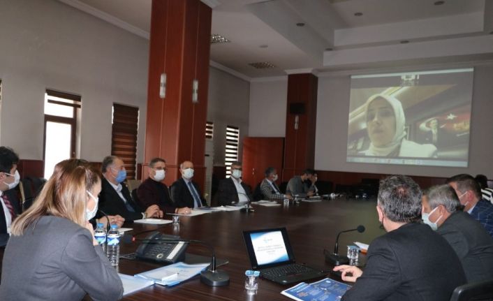 Erzurum’da 2021 yılı 1. Olağan İl İstihdam ve Mesleki Eğitim Kurulu Toplantısı yapıldı