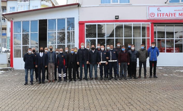 İtfaiye personeline ‘Temel Eğitim Sertifikası’