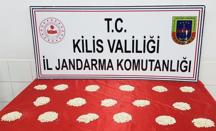 Kilis’te uyuşturucu hap operasyonu