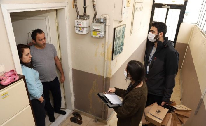Komşu İletişim Merkezi saha hareketi ile 14 bin haneye ulaşıldı