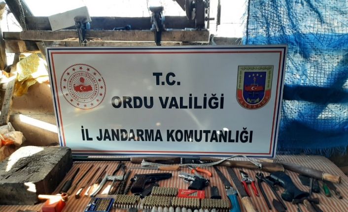 Ordu’da kaçak silah atölyesine baskın