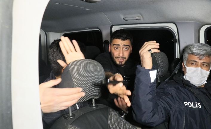 Otomobilden havaya ateş açtılar, polisten kaçarken drenaj kanalına düştüler