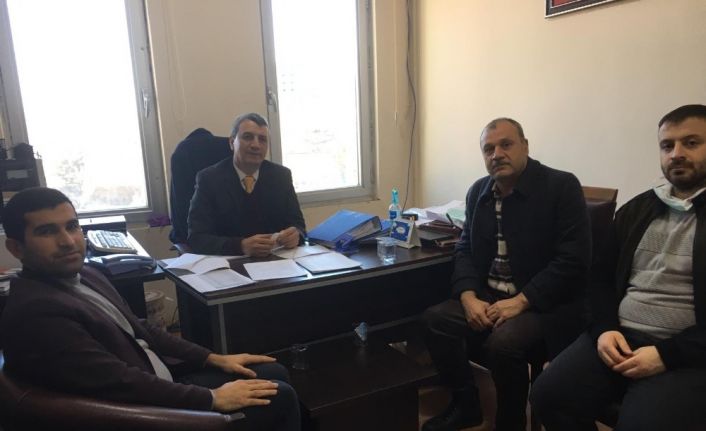 Sağlık-Sen Şırnak Şube yöneticileri, Bem Bir-Sen İdil temsilcisi ile bir araya geldi