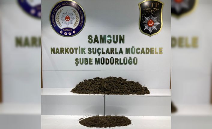 Samsun’da 12 kilo 350 gram esrar ele geçirildi: 2’si kadın 3 gözaltı