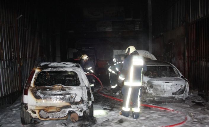 Sanayi sitesinde yangın paniği