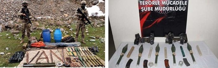 Van’da 2020 yılında 22 terörist etkisiz hale getirilirken 9 terörist sağ ele geçirildi