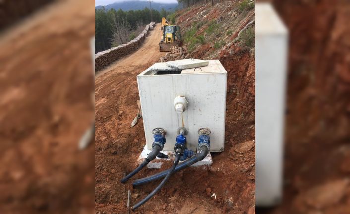 Yatağan’da içme suyu hat çalışmaları devam ediyor