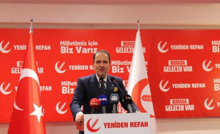 Yeniden Refah Partisi Genel Başkanı Erbakan: "Milli görüş ruhuyla yeniden geleceğiz inşallah’’