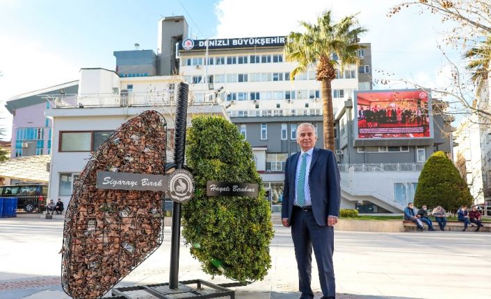 14 yıl önce sigarayı bırakan Başkan Zolan; "Sigarayı bırak, hayatı bırakma"