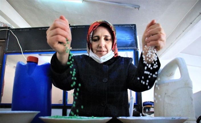 3 çocuk annesi kadın geri dönüşüm tesisi ile hem iş sahibi oldu hem de doğaya sahip çıktı