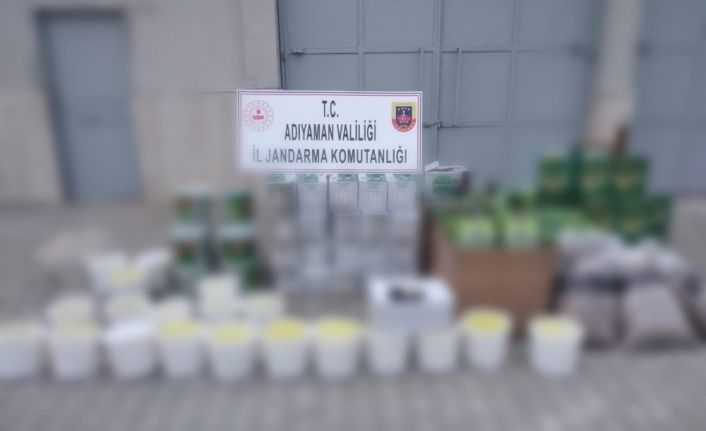 Adıyaman’da çok miktarda kaçak gıda maddesi ele geçirildi