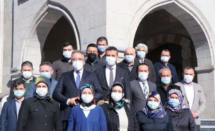 AK Parti Ürgüp heyeti, Nevşehir Belediye Başkanı Mehmet Savran’ı ziyaret etti