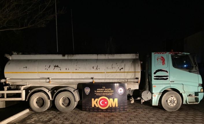 Aksaray’da 10 ton 860 kilo kaçak yağ ele geçirildi