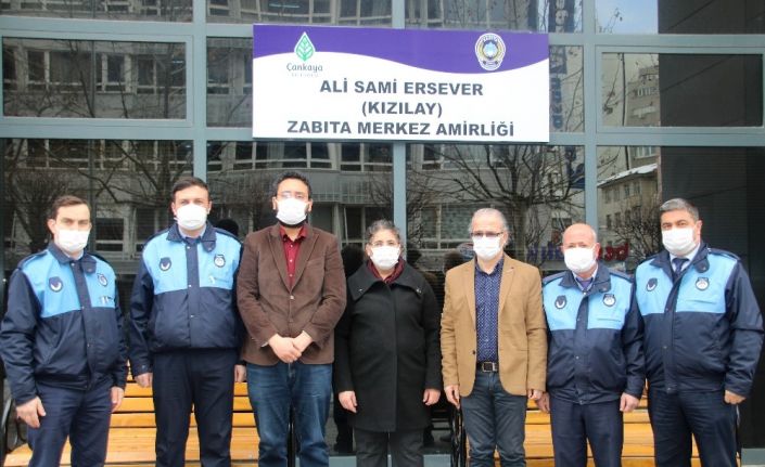 Çankaya Belediyesi zabıta sorumlusunun adını görev yaptığı merkeze verdi