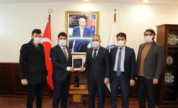 Cihannüma Dayanışma ve İşbirliği Derneği ADÜ Rektörü Aldemir’i ziyaret etti