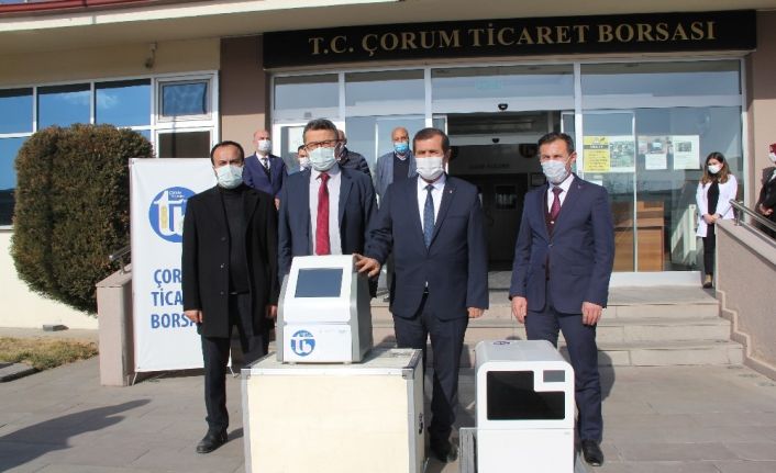 Çorum Ticaret Borsasınca verilen PCR cihazı vakaların düşüşüyle geri teslim alındı