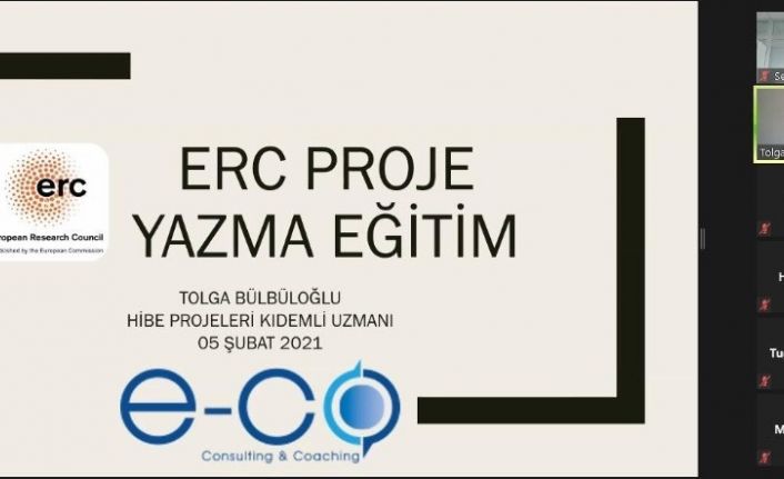 Erciyes Teknopark Tarafından ERC ile İlgili Uygulamalı Proje Yazma Eğitimi Düzenlendi