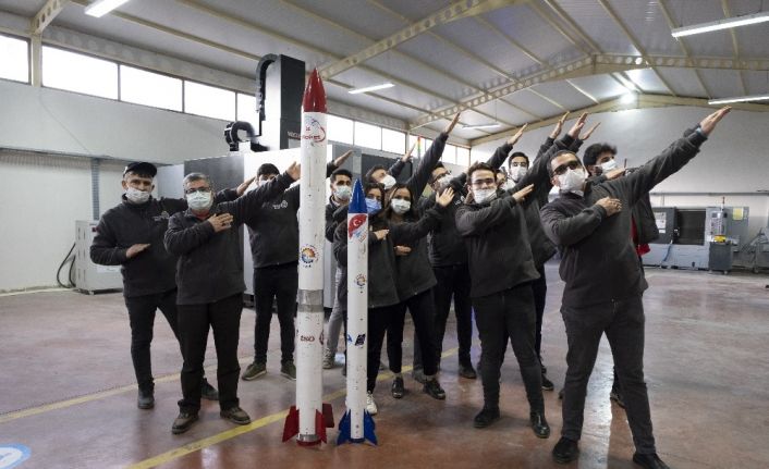 Garajdan roket çıktı