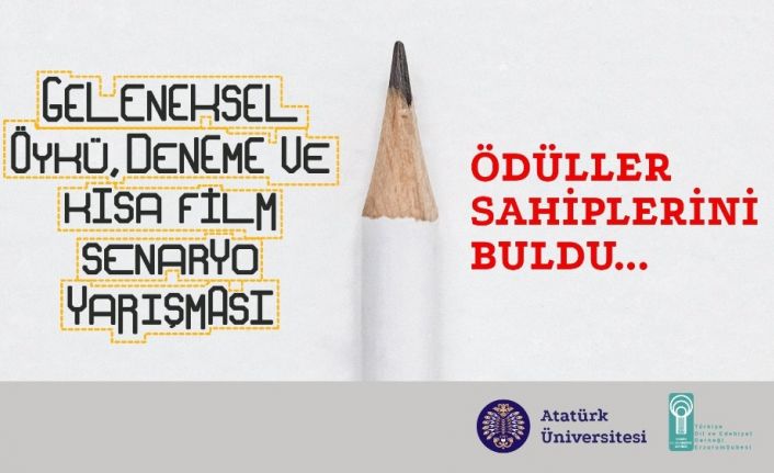 Geleneksel öykü, deneme ve kısa film senaryo yarışmasında ödüller sahiplerini buldu