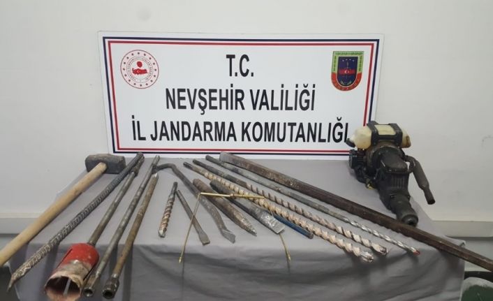 Gülşehir’de define avcısı 2 kişi yakalandı