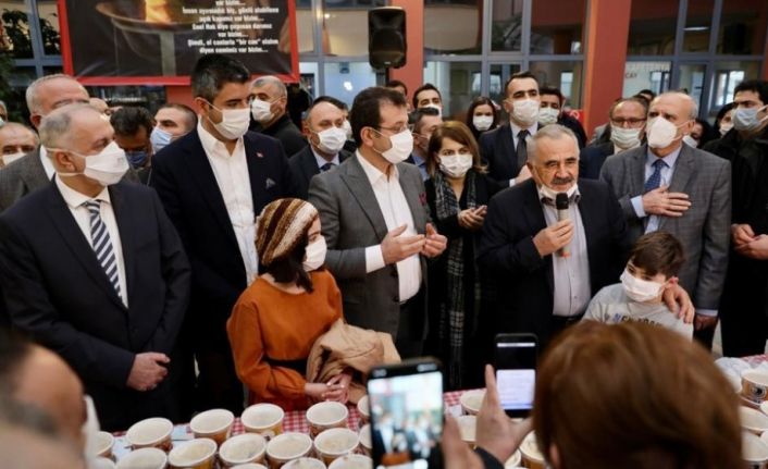 İBB Başkanı İmamoğlu ve Başkan Yüksel, Hızır Orucu’nu Kartal Cemevi’nde açtı