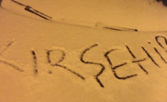 Kırşehir uzun süredir beklediği kara kavuştu