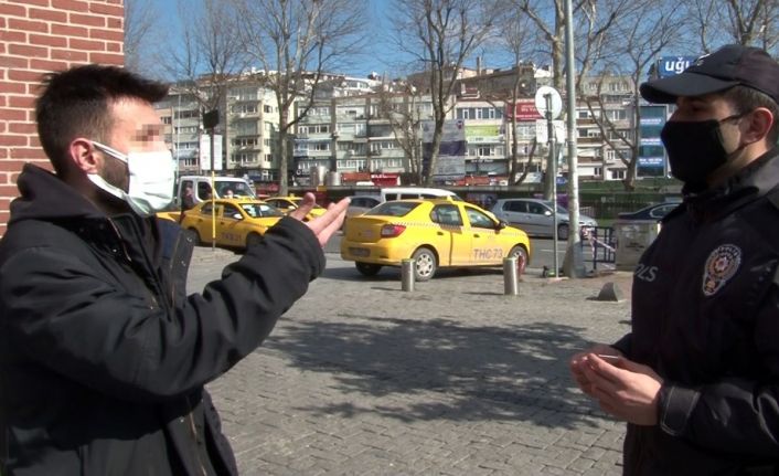 Kısıtlamada ceza yedi, “şortum için ceza yazdınız” dedi