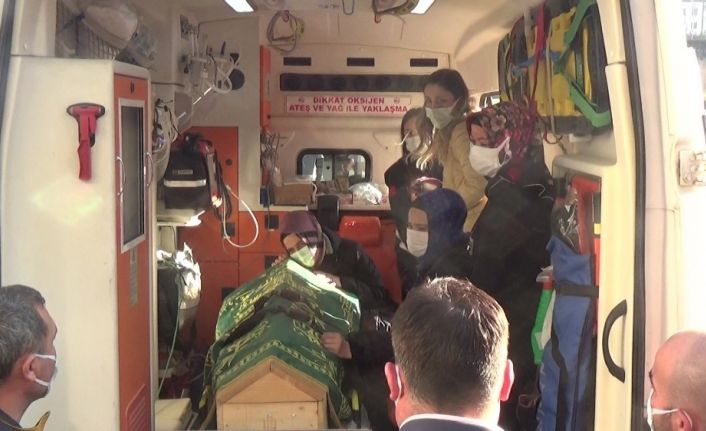 Korona virüsten vefat eden 112 çalışanı gözyaşları içinde son yolcuğuna uğurlandı