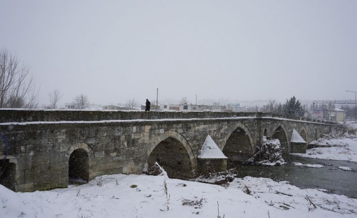 Lüleburgaz’da unutulmaz kar manzaraları
