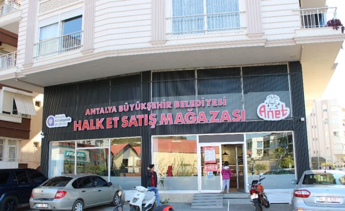 Manavgat Halk Et Satış Mağazası 1 yılda 50 ton et ve et ürünü sattı