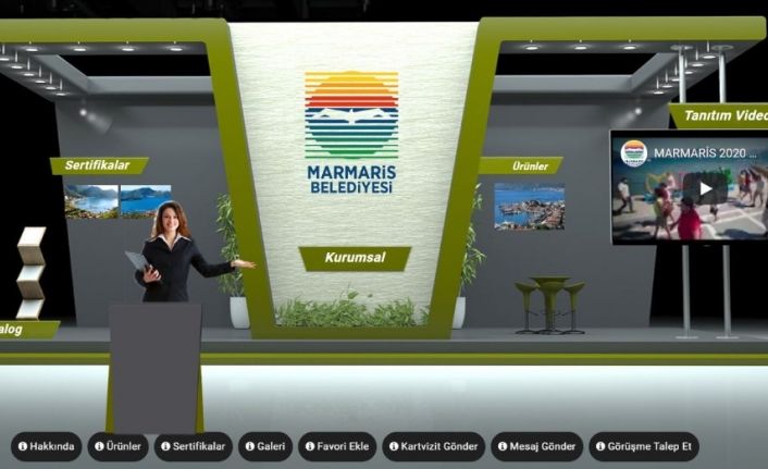 Marmaris Belediyesi Sanal Fuar’daki yerini aldı
