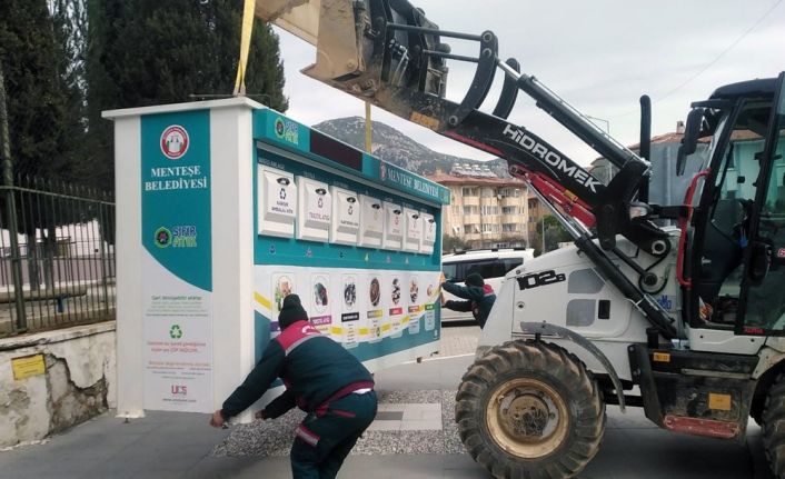 Menteşe’ye modern atık getirme merkezleri