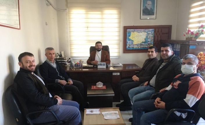 Sağlık Sen Şırnak Şube Başkan Yardımcısı Yalçın, İdil Diyanet-Sen temsilcisi ile görüştü
