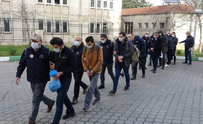 Samsun merkezli FETÖ operasyonunda 10 kişi adliyeye sevk edildi