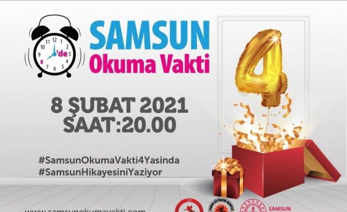 ’Samsun Okuma Vakti’ 4. yılında: 405 bin 888 kitap toplandı